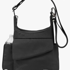 Travelon Women’s Antitheft Classic messenger bag, Black, Brand New